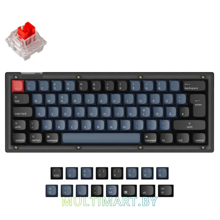 Клавиатура Keychron V4 RGB V4-A1-RU (Keychron K Pro Red)